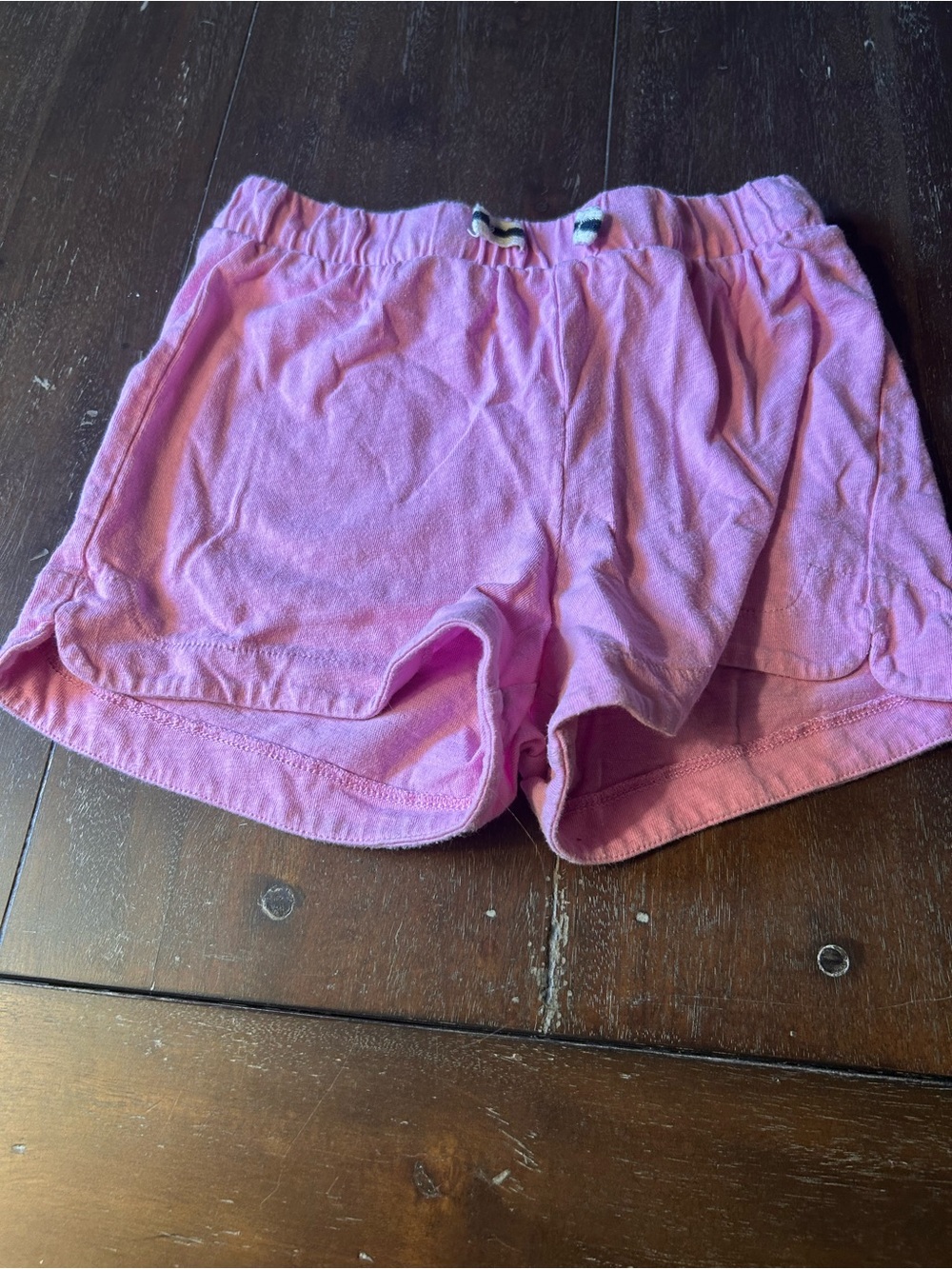 J. Crew Pink Drawstring Terry Shorts — Girls